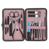 18 Pcs Manicure Set Portable Eyebrow Trimmer Dead Skin Pliers