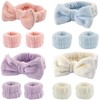 Set de 12 piezas Ostoby: 4 diademas con lazo y