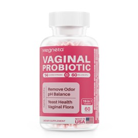 Vaginal Probiotics with Prebiotics Cranberry, 60 Billion CFU 14 Strains Probiotics for Women with Prebiotic & D-Mannose, Womens Probiotic for Vaginal Flora, Odor Control, pH Balance - 60 Capsules