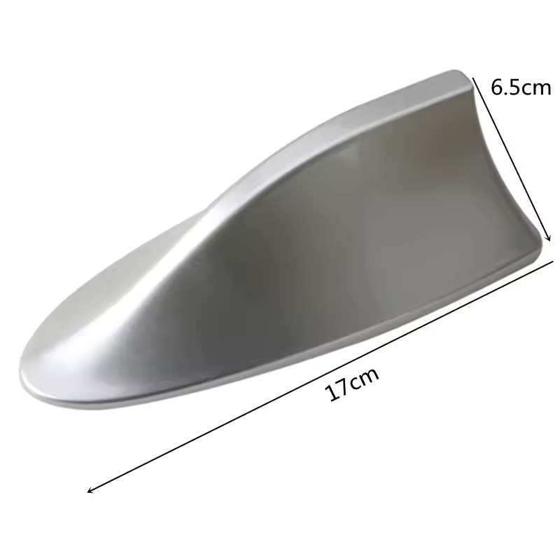 2 Pack Universal Shark Fin Car Roof Antennas with AM/FM