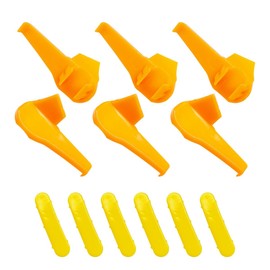 BDZMC 12PCS Car Tire Changer Plastic Insert, Wheel Side Protector Front & Rear Inserts Kit, Tire Machine Guard, Tire Mount Demount Duck Head Accessories for Tire Repair