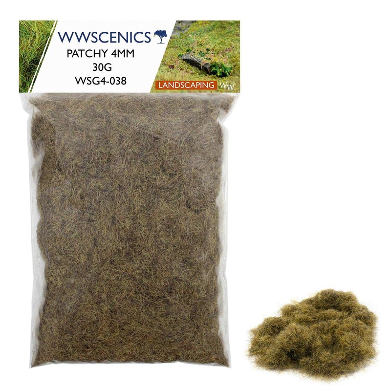 WWScenics | 4mm Patchy Static Grass |30g | WSG4-038 |