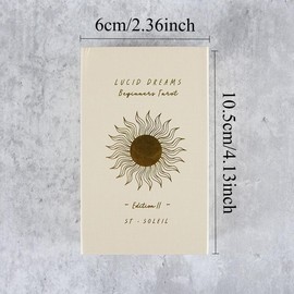 Lucid Dreams Tarot Card Game, 1 Box Tarot Card Game, Funny Casual Table Card Game, Mysterious Divination Card Game for Teenager & Adults