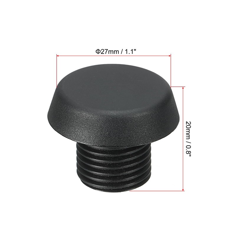 PATIKIL Billiard Cue Bottom Cover, Billiard Cue Rubber Plug Billiard