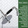 High Sierra Showerheads® - Solid Metal Fixed and Handheld Combo
