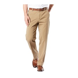 Dockers Men's Classic Fit Workday Smart 360 Flex Pants (Standard and Big & Tall), New British Khaki, 38W x 32L
