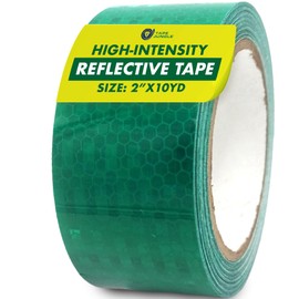 High Intensity Retro Reflective Tape (HXREF) [1 Roll] 2" (50mm) x 10 yds Green