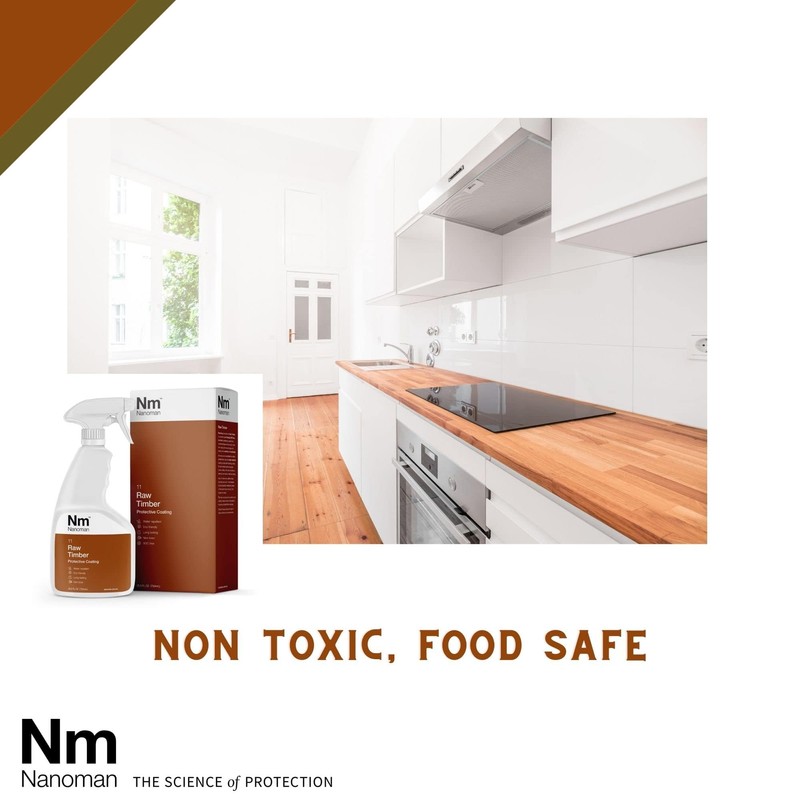 NANOMAN Timber Wood Water Liquids and Stain Penetrating Sealer 750mL