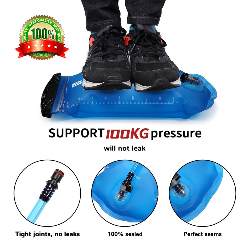 BBAIYULE® Hydration Bladder 2L BPA-Free Hydration System for Backpack with