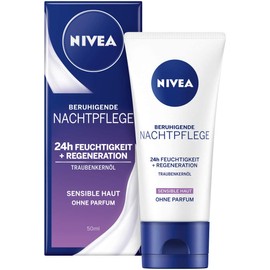 Nivea Sensitive Night Cream for Sensitive Skin, 1 x 50 ml