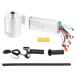 48V 2000W Electric Brushless DC Motor Complete Kit, 3 Speeds Control Electric Scooter Motor 4300rpm Electric Bike Kit Motorcycle Mid Drive Motor