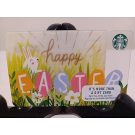 STARBUCKS CARD 2016 " HAPPY EASTER"  CUTE CARD~NEW~ COLORFUL~ GREAT PRICE