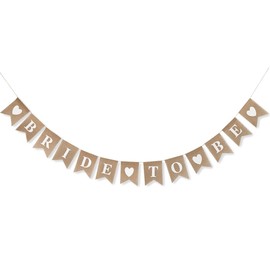 Capaneus Bride to Be Garland, JGA Decoration Women, Bride to Be Decoration, Jute Boho Garland, JGA Banner, Hen Party Accessories, Women, Bunting Wedding for Bachelorette Party, Bridal Shower