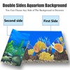 XCNO Aquarium Background Seabed Coral Rock Water Plants Fish Tank