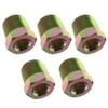 5Pcs Threaded Bush Adapter BSP Fittings 1/2 External Thread to