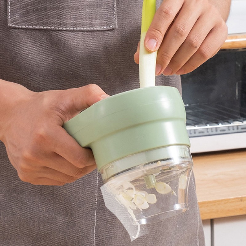 Handheld Electric Vegetable Cutter Versatile Portable Cordless Electric Food Processor