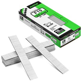 meite F19 Brad Nilas, 18 Gauge 3/4-Inch Galvanized Brad Nail for Pneumatic, Electric Brad Nailer Gun (12 Boxes)