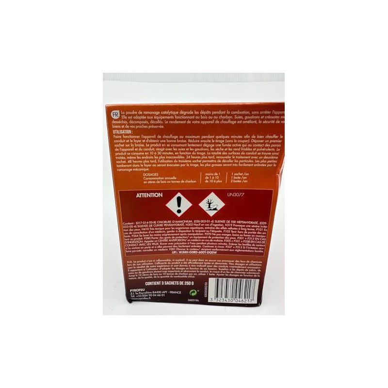 3 x Annual Cleaning Soot for Oven and Fireplace All