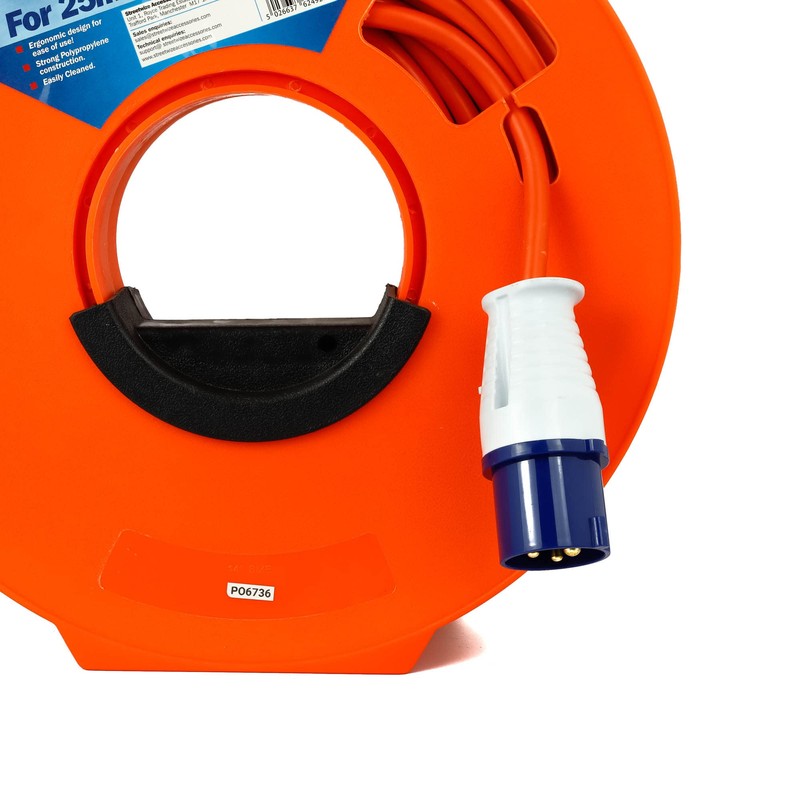 Leisurewize - Heavy Duty 25m Cable Reel Tidy with Handle