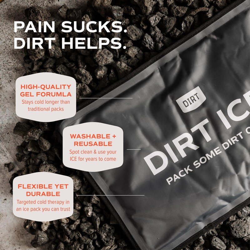 Dirt Ice - Gel Ice Pack - Large - 14.5"x10.5"