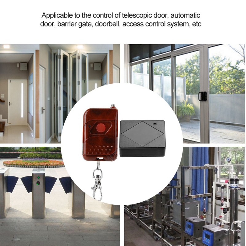 2V3 Wireless Remote Control Switch Transmitter Receiver Kit for Door