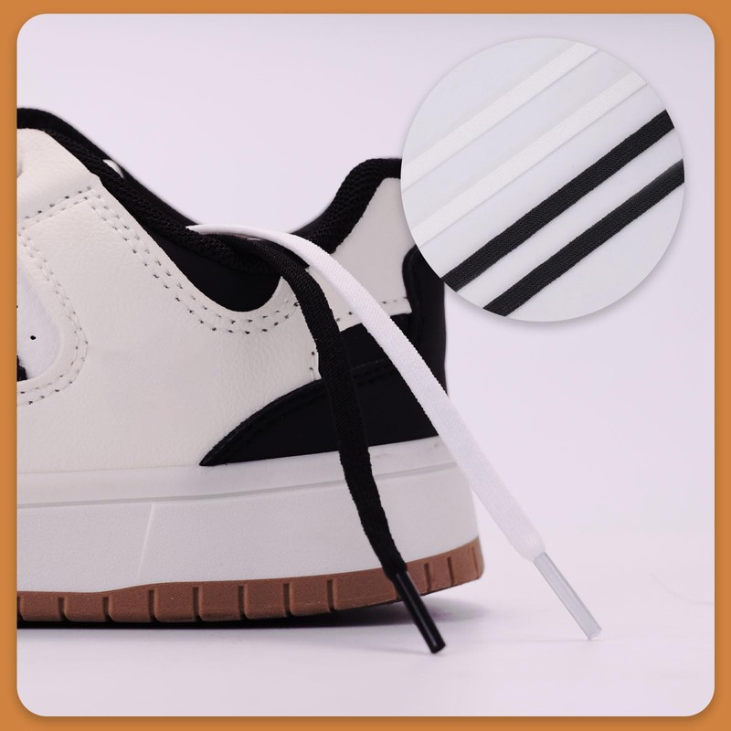 NOQUBYS 2 Pairs Flat Thin Shoe Laces for On Cloud,