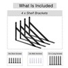 Heavy Duty Shelf Brackets Triangle Shelving Brackets Right Angle Wall