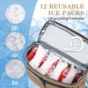 Scothen Backpack Cooler with Double Decker & 12 Ice Packs-