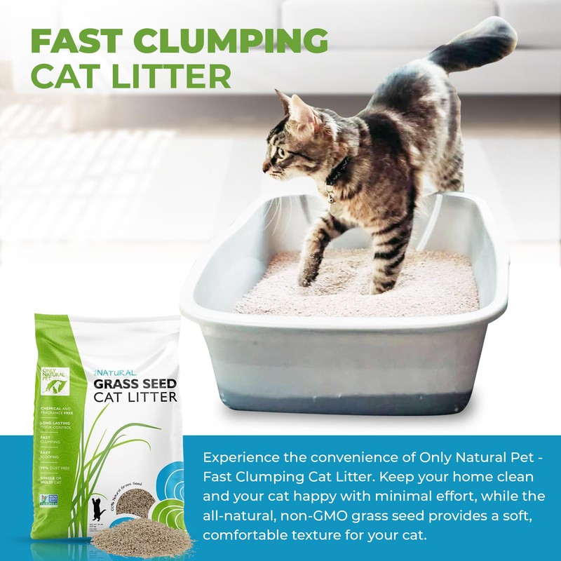Only Natural Pet - Fast Clumping Cat Litter Non GMO