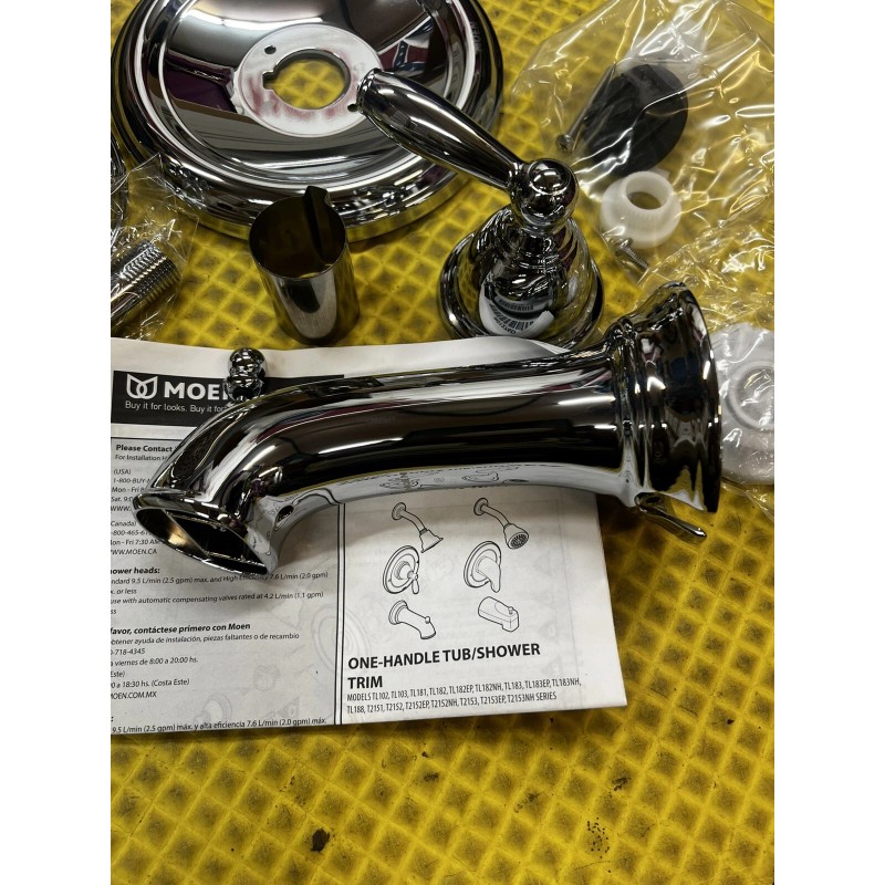 Moen T62153EP Brantford Bathtub and Shower Trim Kit Valve Required