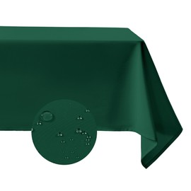 Comfonew Green Christmas Tablecloth - 60 x 102 Inch Rectangle Table Cloth, Waterproof and Wrinkle Resistant Washable Polyester Table Cover for Dining Table, Buffet Parties, 60 x 102 Inch