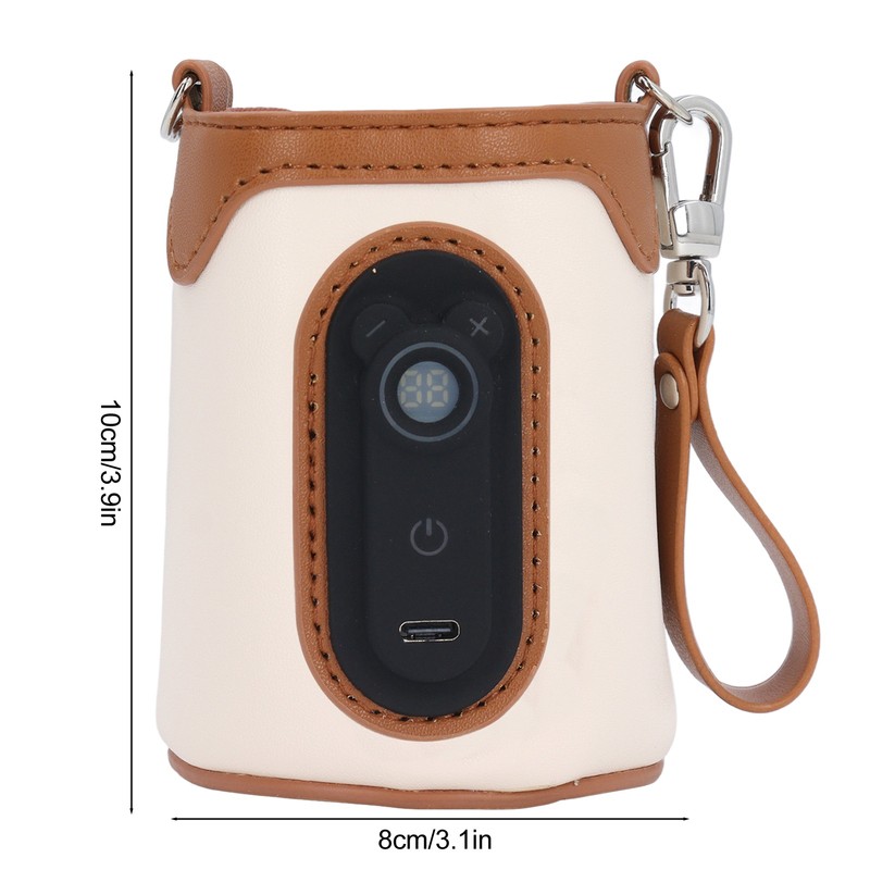 Baby Bottle Warmer USB Powered 26 Gears Temperature Adjustable Portable
