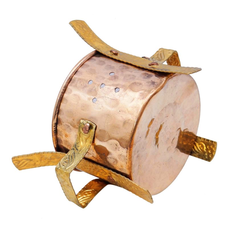 IBA Indianbeautifulart Royal Traditional Copper Brass Food Warmer Indian Sigdi