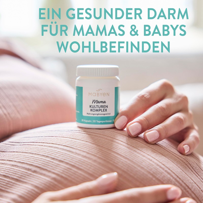 MABYEN Mama Kulturen Complex 30 Capsules | Probiotics Intestinal Cleaning,