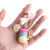 Macaroon Eiffel Tower Key Ring Key Ring Bag Pendant Colourful