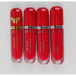 Revlon 4 PACK REVLON ULTRA HD VINYL LIP POLISH HIGH SHINE 910 CHERRY ON TOP