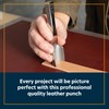 Weaver Leather Supply Strap End Punch, Steel Leather Cutter for