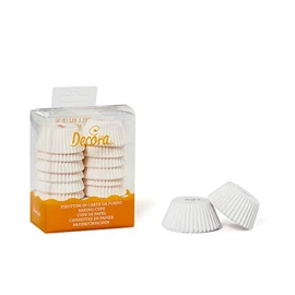 DECORA 0339753 Pack of 200 Paper Cases White 32 x 22 mm