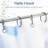 Bathway Shower Curtain Rings, Bathway Shower Curtain Hooks, Black Shower