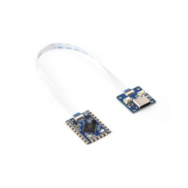 RP2350-Tiny Microcontroller Development Board Kit, Based on Raspberry Pi RP2350 Dual-core & Dual-Architecture Chip, Come with USB Port Adapter + FPC Cable