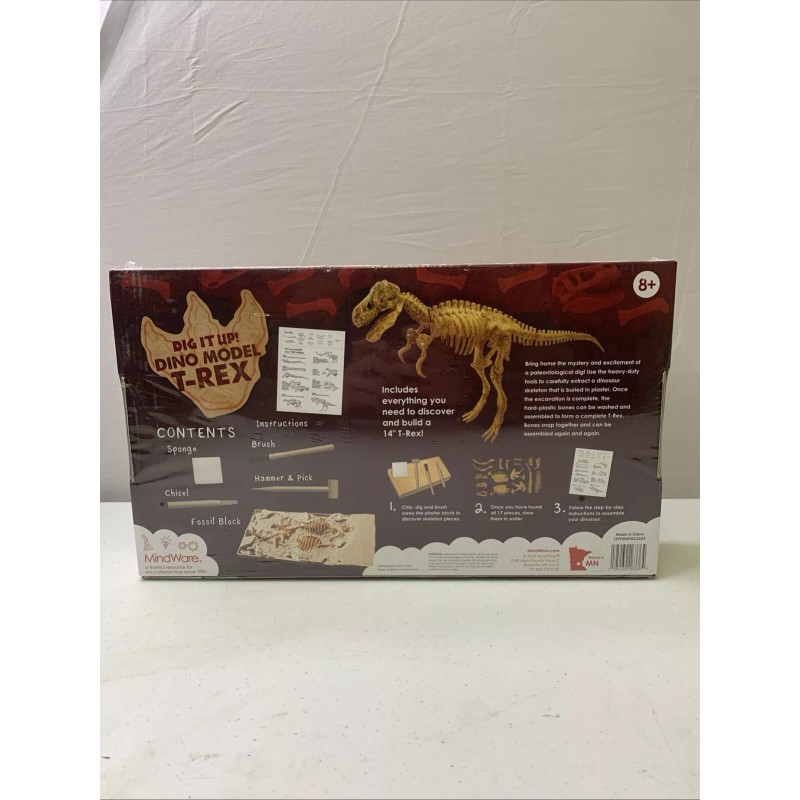 MindWare Dig It Up! Tyrannosaurus Rex 3D Skeleton Excavation And
