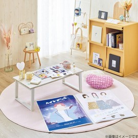 LIHIT LAB Myfa A3305-10 Mini Decoration Box Pouch, Oshi-Katsu (Fan Culture), Plush, Lilac Purple