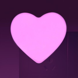 INZU Night Lights Plug into Wall, LED Night Light for Kids, Cute Nightlight with Auto Dusk to Dawn Sensor, LED Nightlight with Soft Warm Light for Bedroom, Nursery, Bathroom, Hallway (Pink)