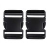 Penta Angel 2Pcs 50mm/2 inch Black Plastic Buckle Clips Heavy
