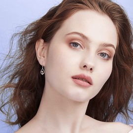 VONALA Mushroom Earrings 925 Sterling Silver Mushroom Dangle Drop Earrings Jewellery Gifts for Women Girl