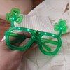 BinaryABC St.Patrick's Day Shamrock Led Light Up Glasses Eyeglasses Frames,St.Patrick's