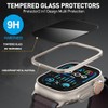 Suoman 2PCS para iWatch Ultra 321 49MM Protector Pantalla,TitanioTitanio