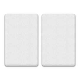 2 Pack Crib Waterproof Mattress Protector | Non-Noisy Super Absorbent | Soft and Non-Allergenic Mattress Protectors Covers (White, 90 x 50 cm)