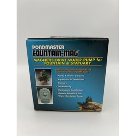 Danner Manufacturing, Inc. Pondmaster 80 GPH Fountain-Mag, Magnetic Drive Water Pump, 02520 Black