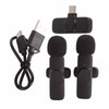 Wireless Lavalier Microphone Mini Plug and Play Live Stream Recording